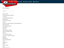 Tablet Screenshot of pretooling.com.au